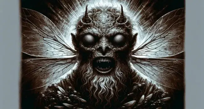 Imagen representativa del demonio Beelzebú según la Biblia.