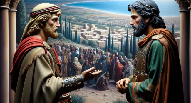 Encuentro entre Lucas y Cirenio en Belén y Siria: Un relato fascinante que une dos diferentes perspectivas históricas.