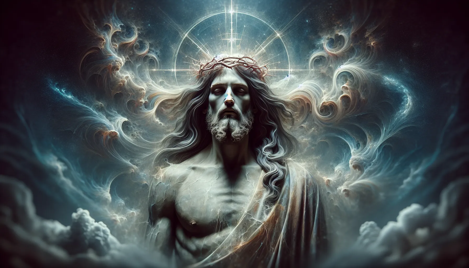 Representación artística de Jesucristo como Deidad en la fe cristiana
