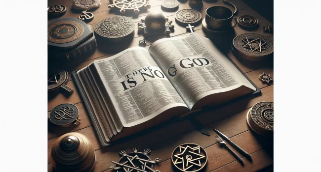 Interpretación de la frase 'No hay Dios' en la Biblia y su significado en el contexto religioso