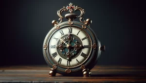 Imagen de un reloj antiguo