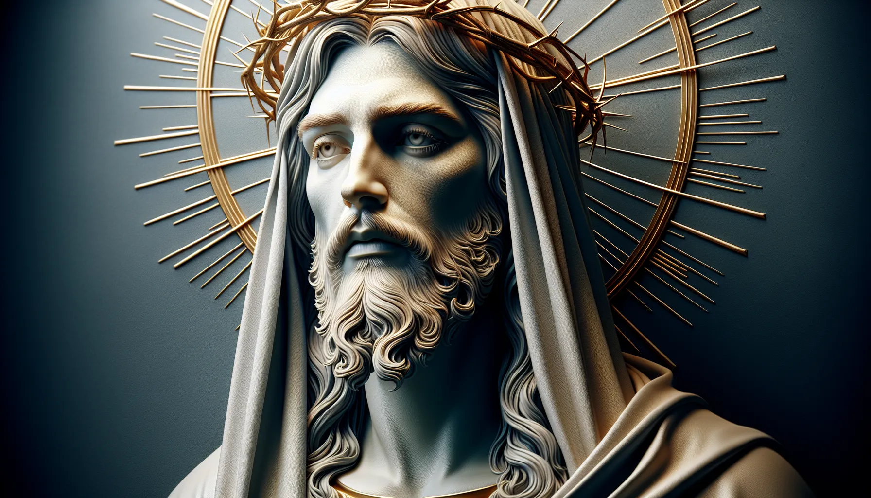 Imagen de una representación artística de Jesús como Dios hecho hombre