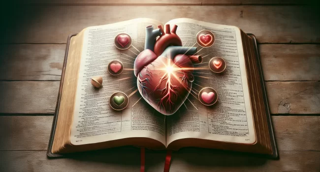Representación del corazón en la Biblia y su profundo simbolismo: comprensión de su significado espiritual y emocional.