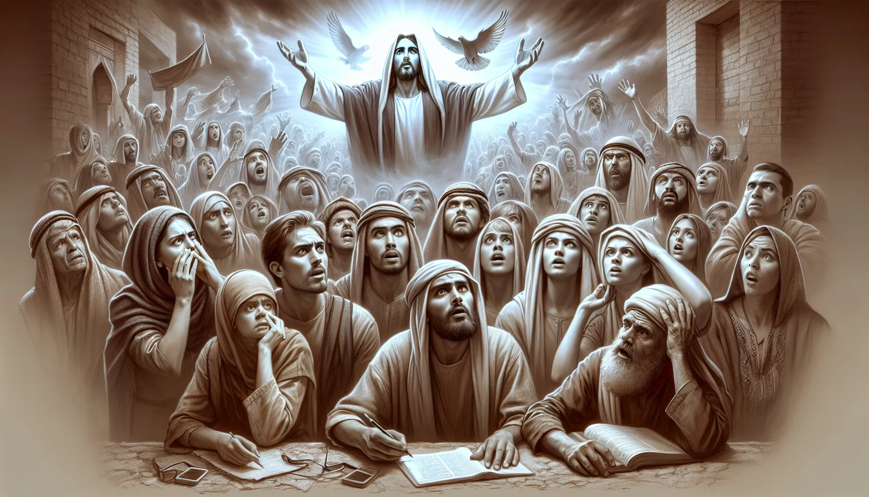 Imágenes ilustrativas de la redención de Jesús y su impacto en la humanidad.