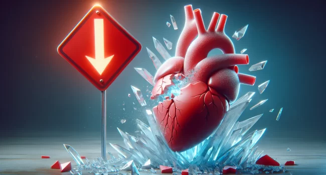 Imagen representativa del concepto de endurecimiento del corazón