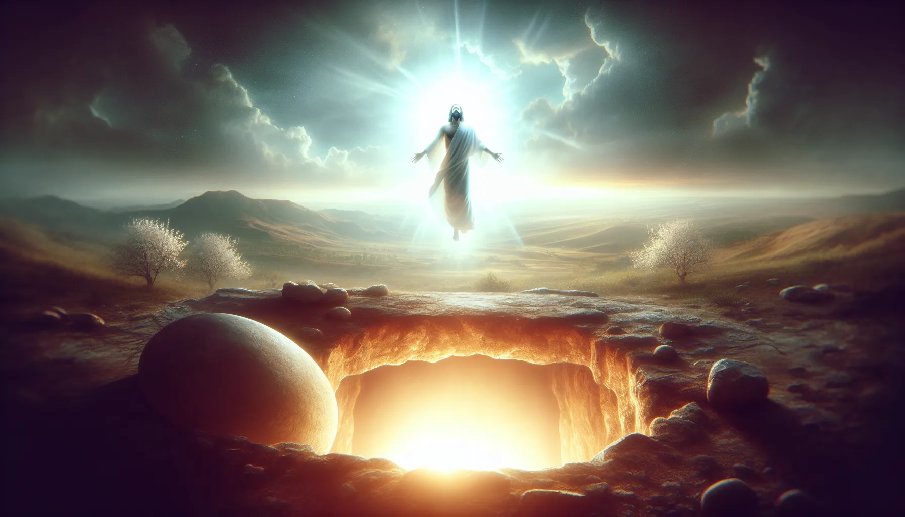 Ilustración de la resurrección de Jesús: ¿Mito o hecho histórico?'.