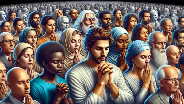 Imagen ilustrativa de un grupo de personas elegidas por Dios