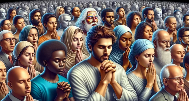 Imagen ilustrativa de un grupo de personas elegidas por Dios