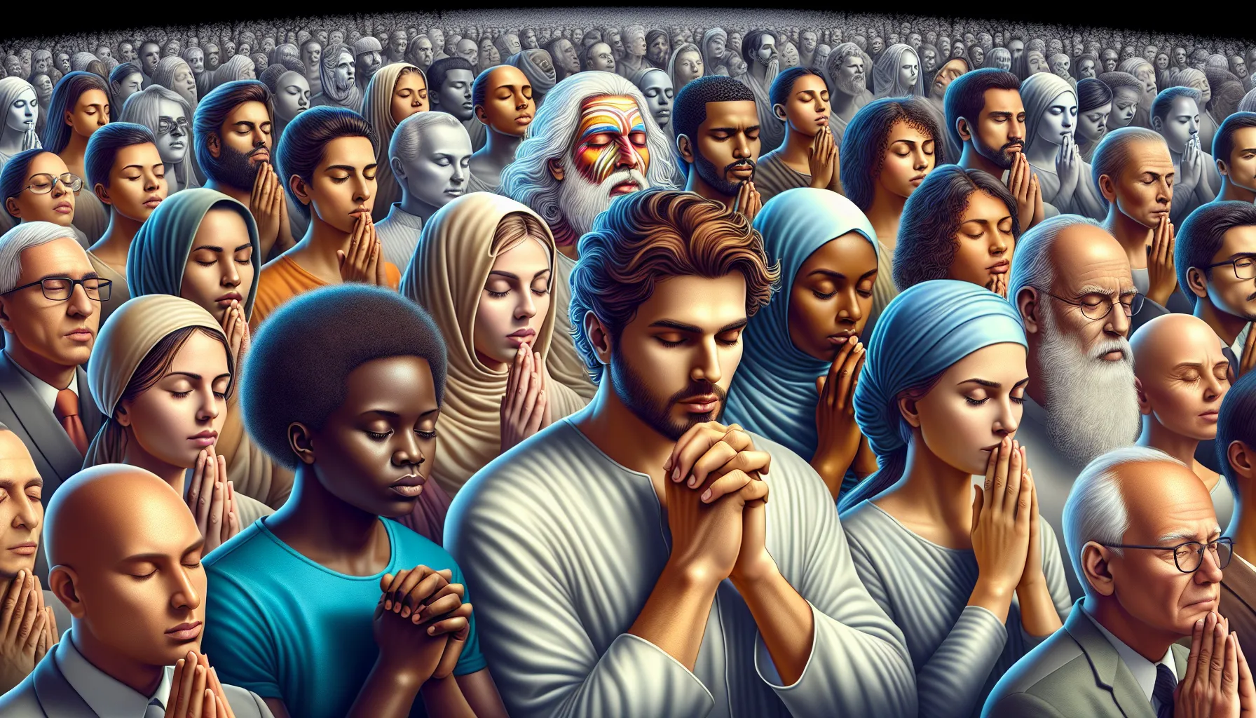 Imagen ilustrativa de un grupo de personas elegidas por Dios