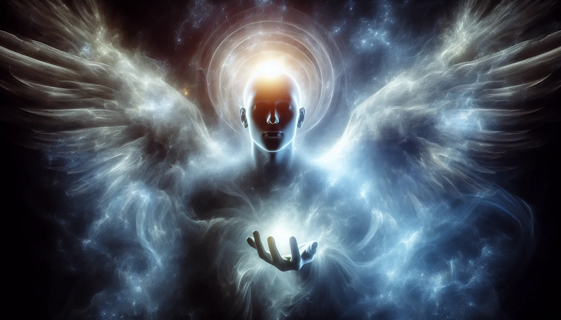 Figura misteriosa rodeada de luz: ¿son reales los ángeles?