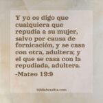 Explicación de Mateo 19:9 sobre el divorcio y el adulterio