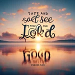 Qué significa gustar y ver que el Señor es bueno en Salmos 34:8