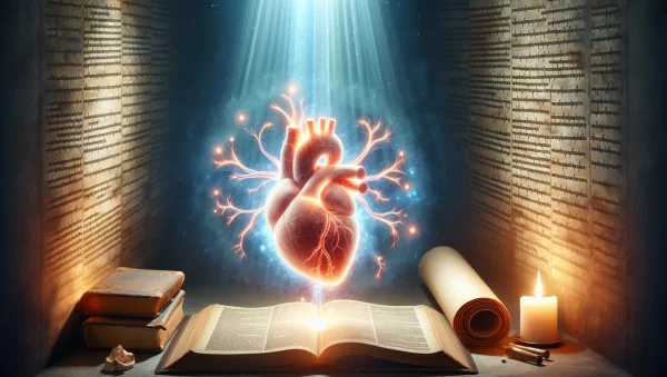 Imagen de un corazón siendo restaurado y renovado espiritualmente