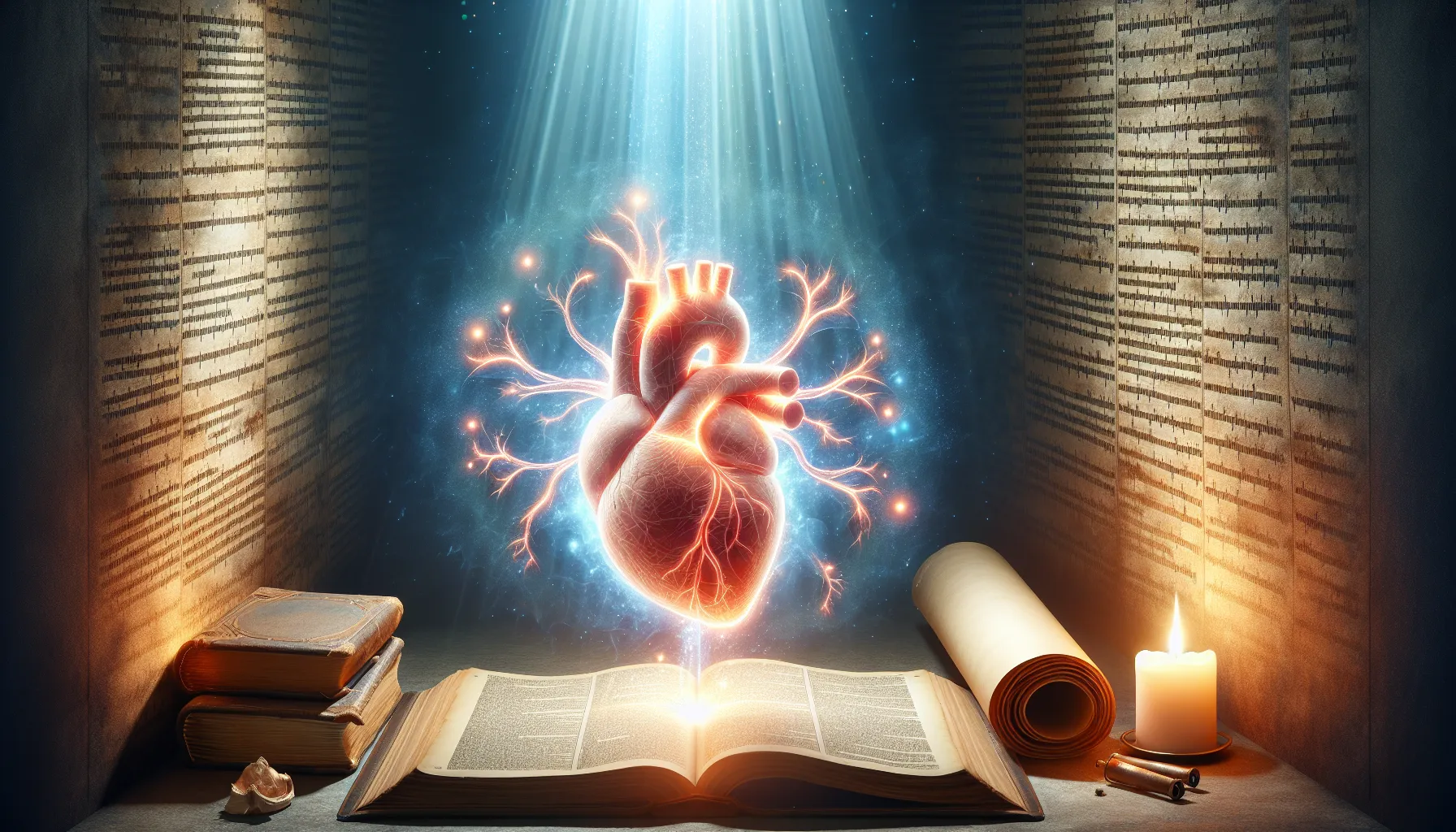 Imagen de un corazón siendo restaurado y renovado espiritualmente