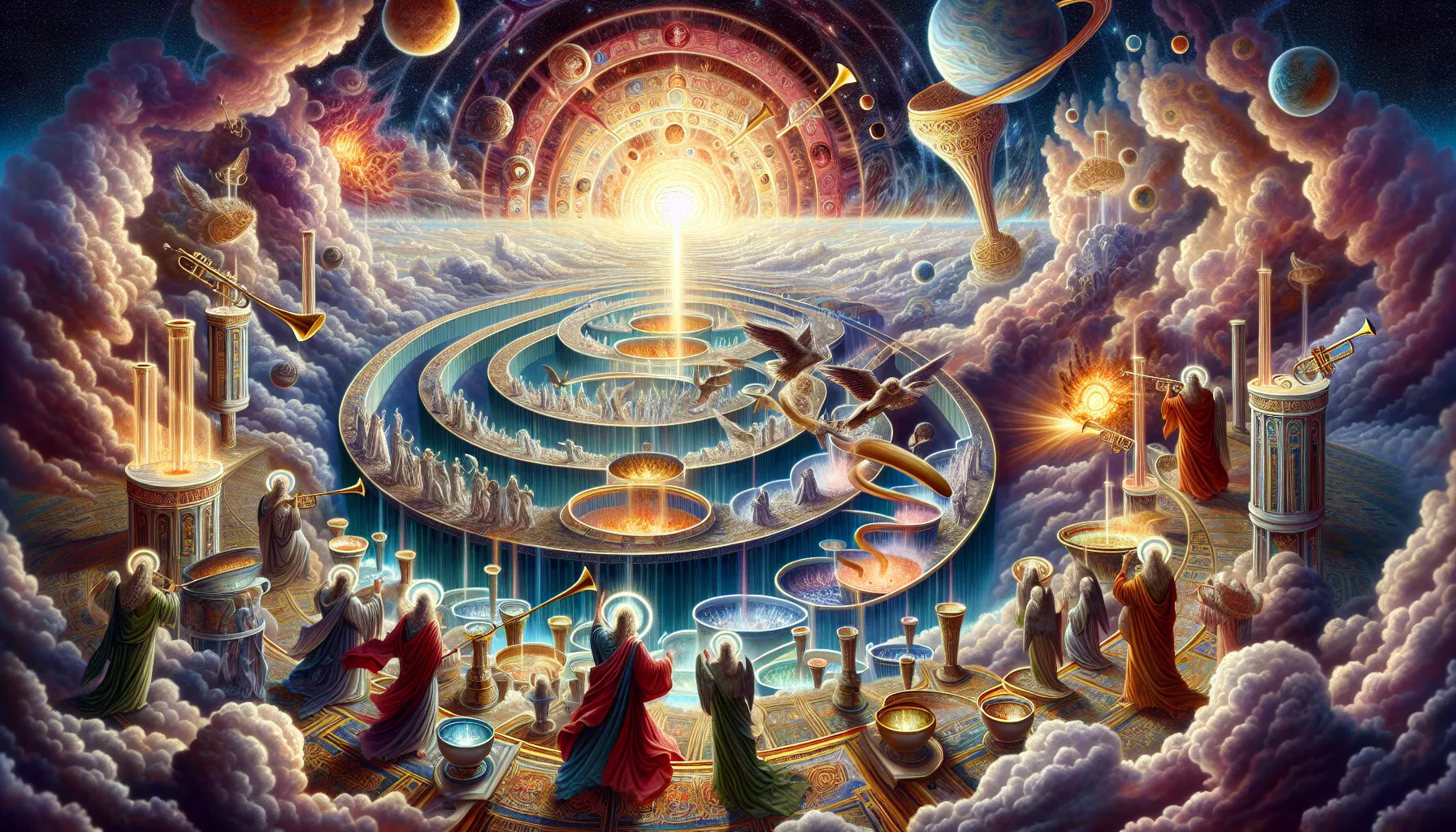 Representación simbólica de los juicios divinos en el libro de Apocalipsis: sellos