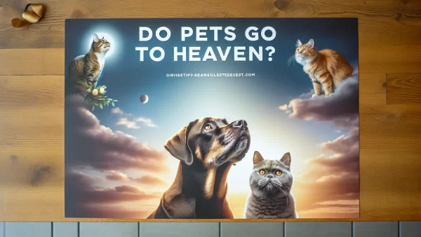 Imagen de un perro y un gato mirando al cielo