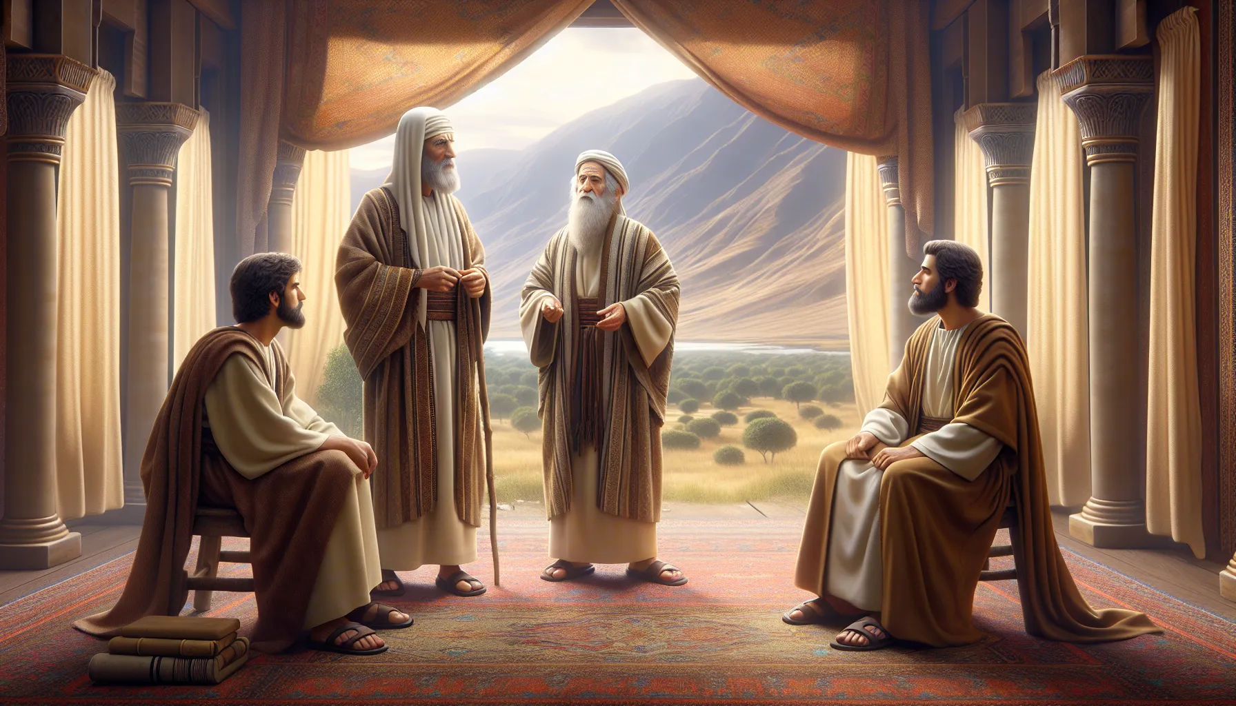 Imagen de los patriarcas bíblicos Abraham