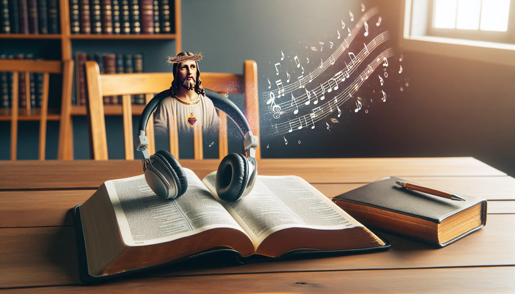 Imagen destacada de un artículo web que discute si los cristianos pueden escuchar música secular según las enseñanzas de la Biblia.