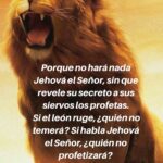 Nada ocurre sin la voluntad de Dios: reflexiones de Amós 3:7-8