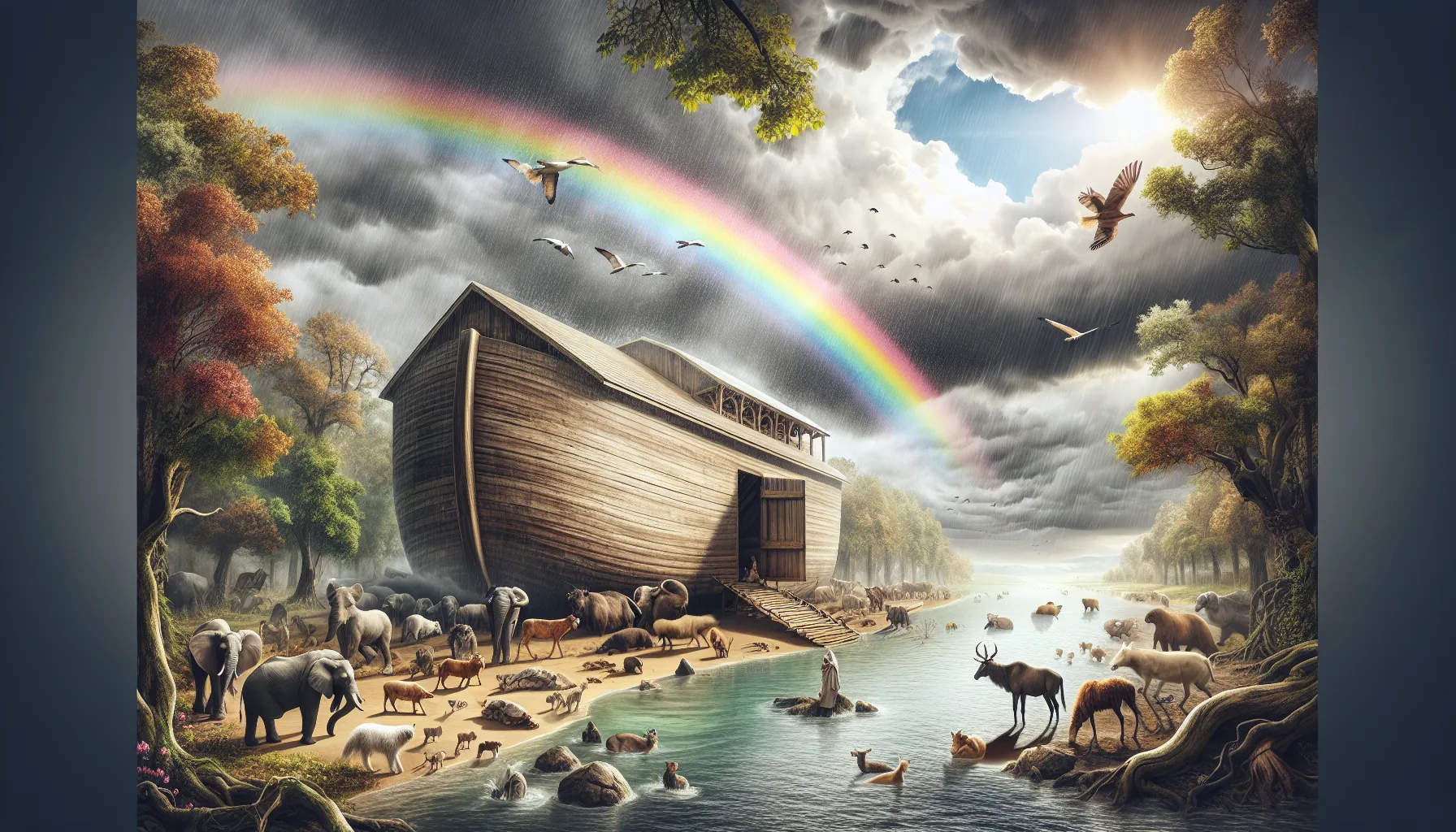 Imagen que representa el tema del artículo sobre el significado del Pacto de Noé en la Biblia.