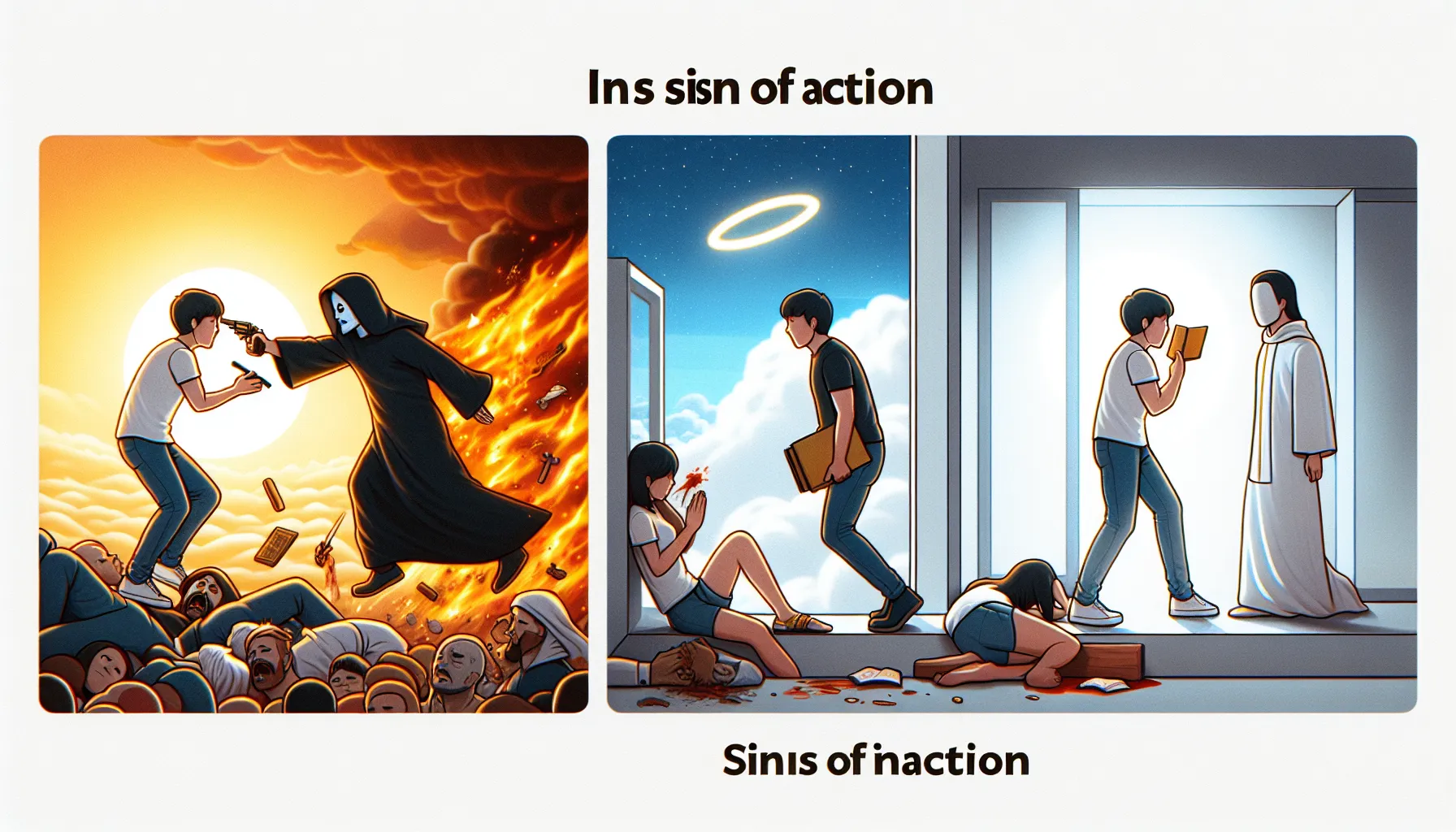 Diferencia entre pecado de acción y de inacción: ¡Descúbrelo aquí!