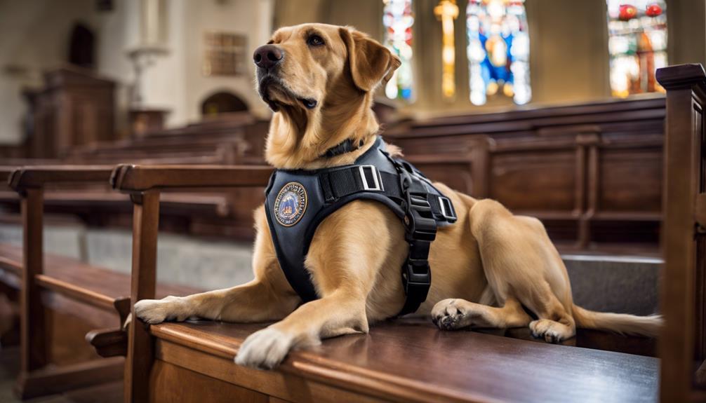 perros de servicio entrenados