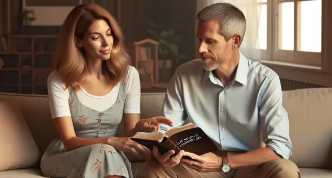 Padres aplicando principios bíblicos para dejar ir a sus hijos adultos - Consejos valiosos para esta etapa de la vida familiar.