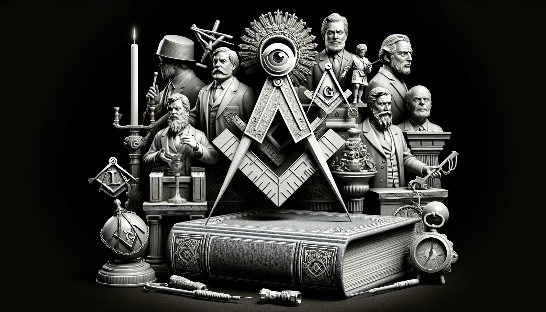 Imagen representativa de la masonería y sus creencias.