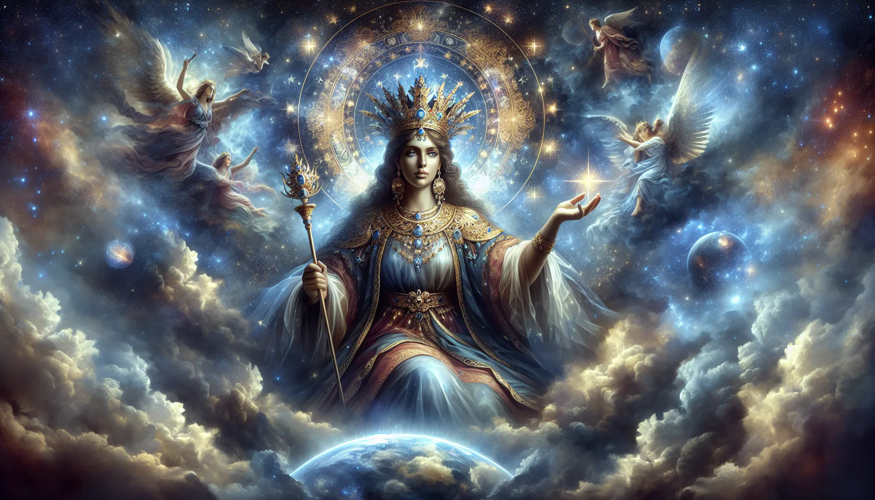 Imagen representativa de Reina del Cielo en la cultura antigua