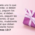 Romanos 13:7-10 - Da honor y amor según la Biblia