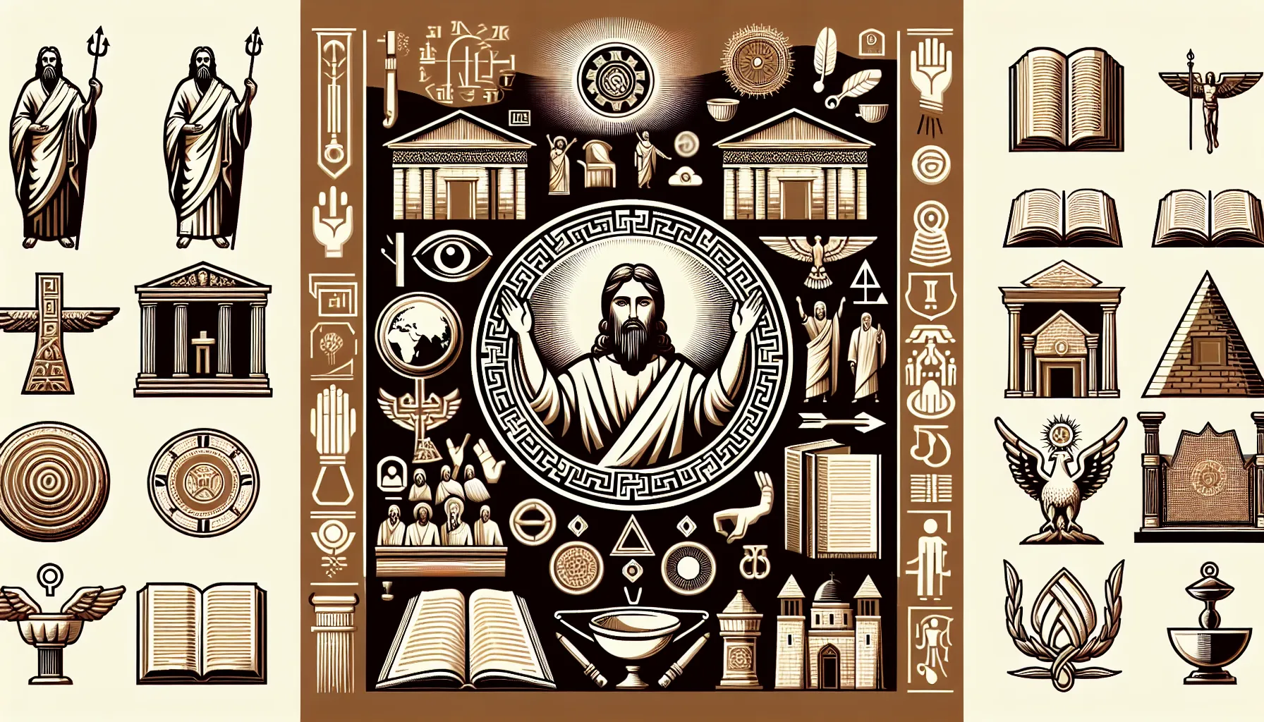 Representación visual de la frase 'Vosotros sois dioses en la Biblia' junto al contexto histórico y religioso detrás de este concepto.