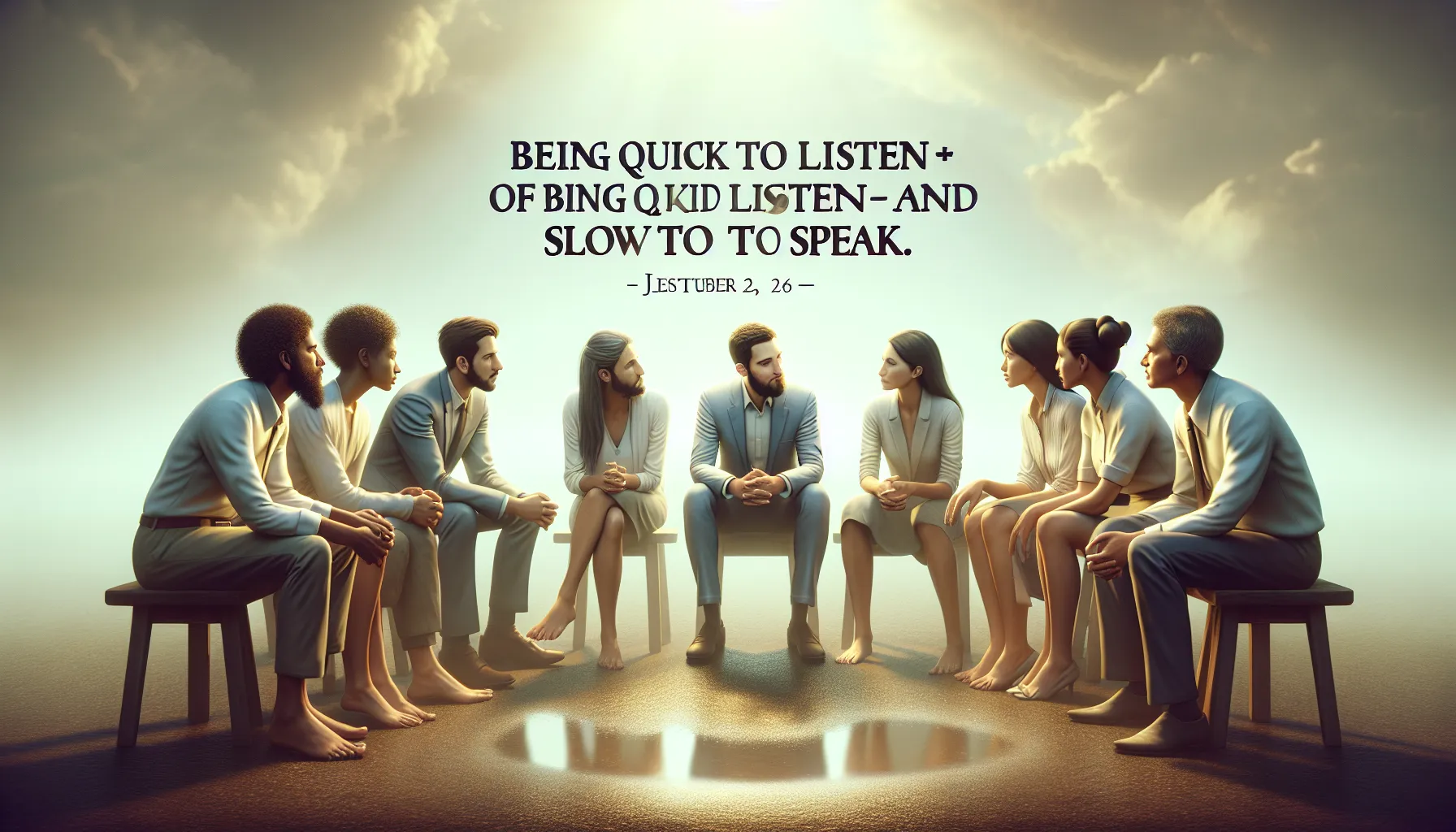 Personas conversando mientras escuchan atentamente