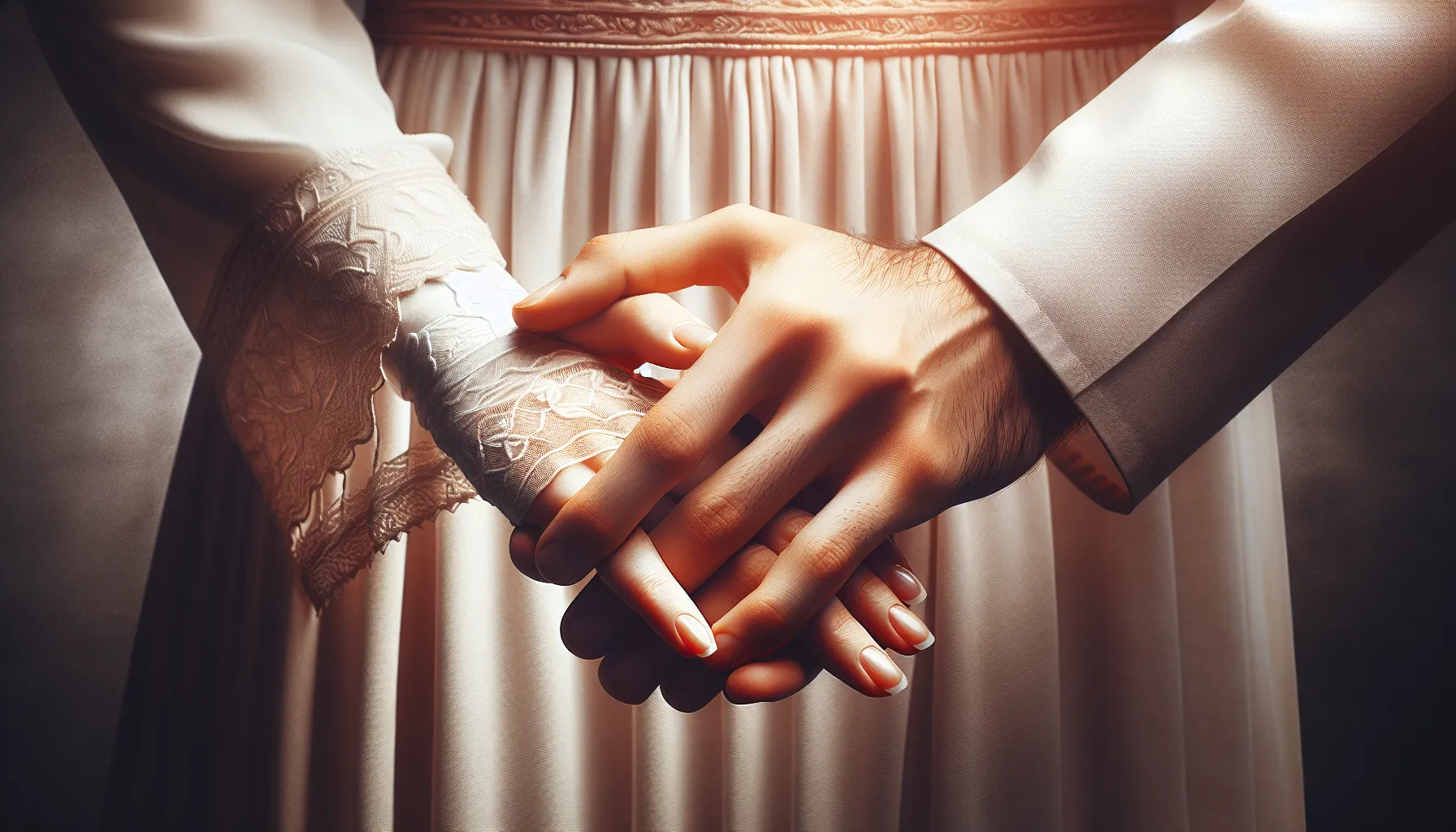 Una imagen conceptual representando la unión marital