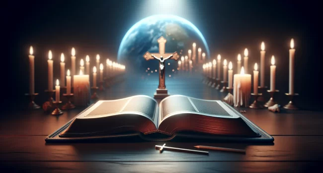 Imagen representativa de una Biblia abierta sobre una mesa