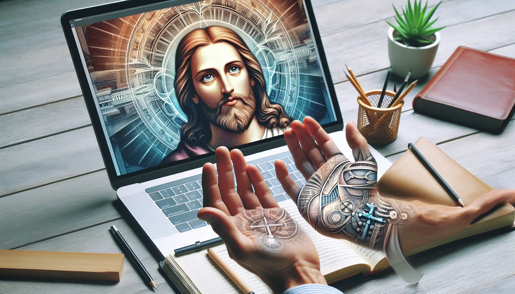 Diseño gráfico del título Vicario de Cristo según la Biblia destacado en el artículo web.'